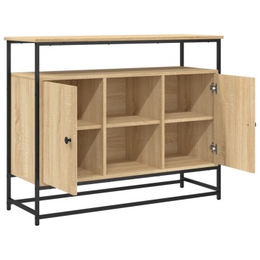 vidaXL Ντουλάπι Sonoma δρυς 100x35x80cm Επεξεργασμένο Ξύλο 1 τεμ.