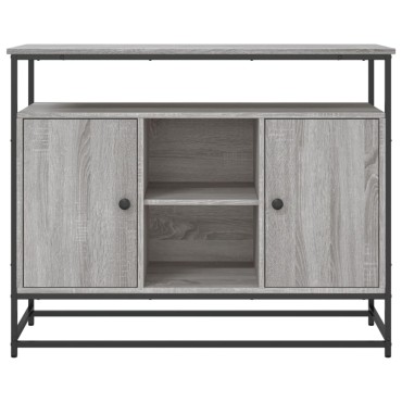 vidaXL Μπουφές Γκρι Sonoma 100x35x80cm από Επεξεργασμένο Ξύλο 1 τεμ.