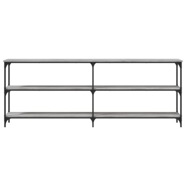 vidaXL Τραπέζι Κονσόλα Γκρι Sonoma 200x29x75cm Επεξεργασμένο Ξύλο 1 τεμ.