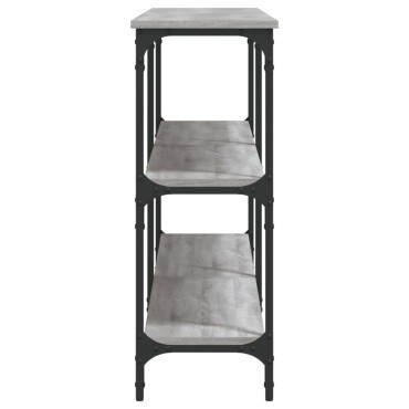 vidaXL Τραπέζι Κονσόλα Γκρι Sonoma 200x29x75cm Επεξεργασμένο Ξύλο 1 τεμ.