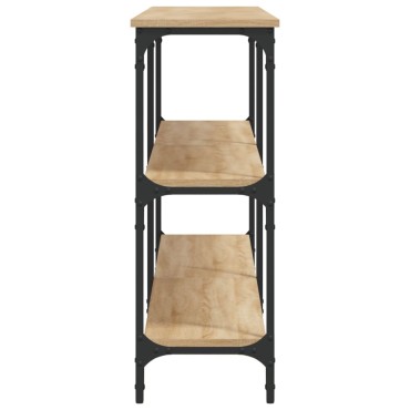 vidaXL Τραπέζι Κονσόλα Sonoma Δρυς 200x29x75cm Επεξεργασμένο Ξύλο 1 τεμ.
