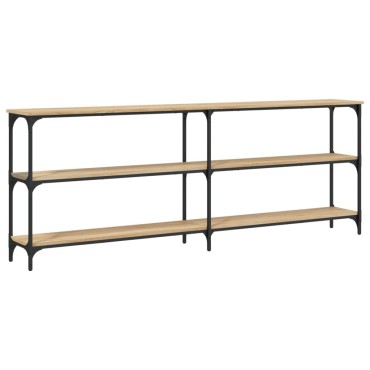 vidaXL Τραπέζι Κονσόλα Sonoma Δρυς 200x29x75cm Επεξεργασμένο Ξύλο 1 τεμ.