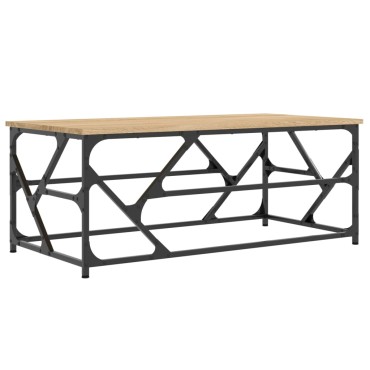 vidaXL Τραπεζάκι Σαλονιού Sonoma Δρυς 100x50x40cm Επεξεργασμένο Ξύλο 1 τεμ.