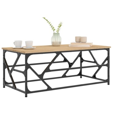 vidaXL Τραπεζάκι Σαλονιού Sonoma Δρυς 100x50x40cm Επεξεργασμένο Ξύλο 1 τεμ.