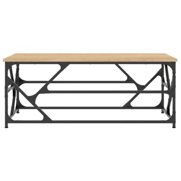vidaXL Τραπεζάκι Σαλονιού Sonoma Δρυς 100x50x40cm Επεξεργασμένο Ξύλο 1 τεμ.