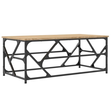 vidaXL Τραπεζάκι Σαλονιού Sonoma Δρυς 100x50x40cm Επεξεργασμένο Ξύλο 1 τεμ.