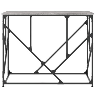 vidaXL Τραπέζι Κονσόλα Γκρι Sonoma 100x40x80cm Επεξεργασμένο Ξύλο 1 τεμ.