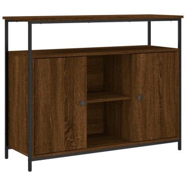 vidaXL Συρταριέρα Καφέ Δρυς 100x35x80cm από Επεξεργασμένο Ξύλο 1 τεμ.