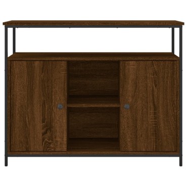 vidaXL Συρταριέρα Καφέ Δρυς 100x35x80cm από Επεξεργασμένο Ξύλο 1 τεμ.