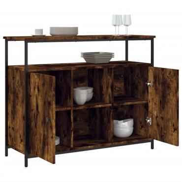 vidaXL Ντουλάπι Καπνιστή Δρυς 100x35x80cm από Επεξεργασμένο Ξύλο 1 τεμ.