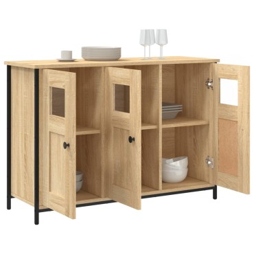 vidaXL Μπουφές Sonoma Δρυς 100x35x70cm από Επεξεργασμένο Ξύλο 1 τεμ.