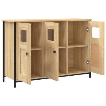 vidaXL Μπουφές Sonoma Δρυς 100x35x70cm από Επεξεργασμένο Ξύλο 1 τεμ.