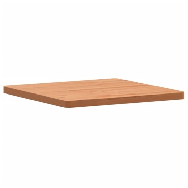 vidaXL Επιφάνεια Τραπεζιού Τετράγωνη 80x2,5cm Μασίφ Ξύλο Οξιάς 1 τεμ.