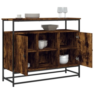 vidaXL Ντουλάπι Καπνιστή Δρυς 100x35x80cm από Επεξεργασμένο Ξύλο 1 τεμ.