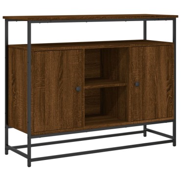 vidaXL Συρταριέρα Καφέ Δρυς 100x35x80cm από Επεξεργασμένο Ξύλο 1 τεμ.