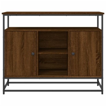 vidaXL Συρταριέρα Καφέ Δρυς 100x35x80cm από Επεξεργασμένο Ξύλο 1 τεμ.