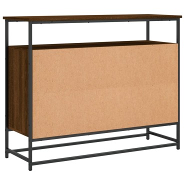 vidaXL Συρταριέρα Καφέ Δρυς 100x35x80cm από Επεξεργασμένο Ξύλο 1 τεμ.