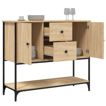 vidaXL Μπουφές Sonoma Δρυς 100x36x85cm από Επεξεργασμένο Ξύλο 1 τεμ.