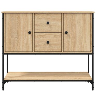 vidaXL Μπουφές Sonoma Δρυς 100x36x85cm από Επεξεργασμένο Ξύλο 1 τεμ.