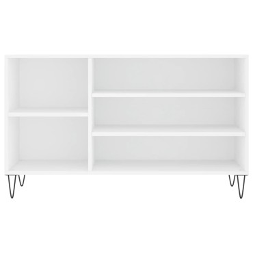 vidaXL Παπουτσοθήκη Λευκή 102x36x60cm από Επεξεργασμένο Ξύλο