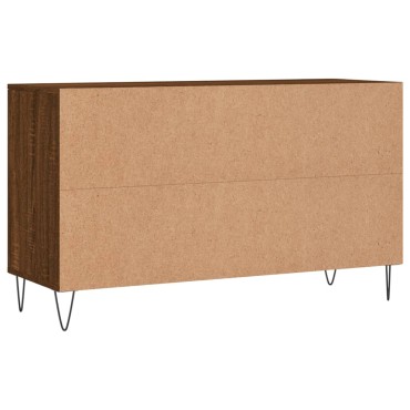 vidaXL Παπουτσοθήκη Καφέ Δρυς 102x36x60cm από Επεξεργασμένο Ξύλο