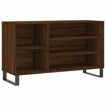 vidaXL Παπουτσοθήκη Καφέ Δρυς 102x36x60cm από Επεξεργασμένο Ξύλο