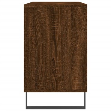 vidaXL Παπουτσοθήκη Καφέ Δρυς 102x36x60cm από Επεξεργασμένο Ξύλο