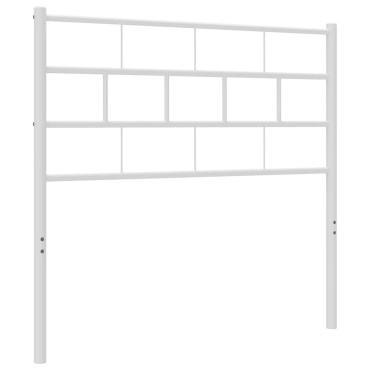 vidaXL Κεφαλάρι Λευκό Μεταλλικό 105x3x90cm 1 τεμ.