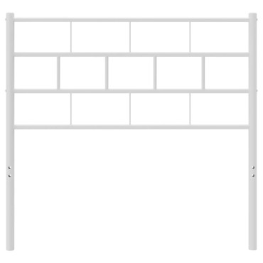 vidaXL Κεφαλάρι Λευκό Μεταλλικό 105x3x90cm 1 τεμ.