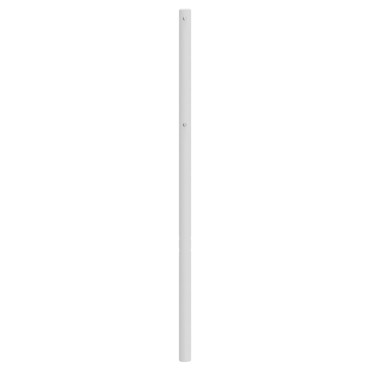 vidaXL Κεφαλάρι Λευκό Μεταλλικό 105x3x90cm 1 τεμ.