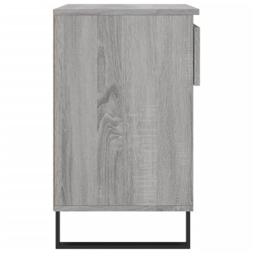 vidaXL Παπουτσοθήκη Γκρι Sonoma 70x36x60cm από Επεξεργασμένο Ξύλο