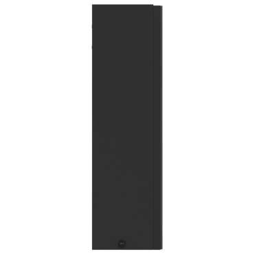 vidaXL Καθρέφτης Μπάνιου με Ντουλάπι & LED Μαύρο 60x13x52cm 1 τεμ.