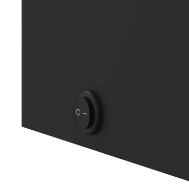vidaXL Καθρέφτης Μπάνιου με Ντουλάπι & LED Μαύρο 60x13x52cm 1 τεμ.