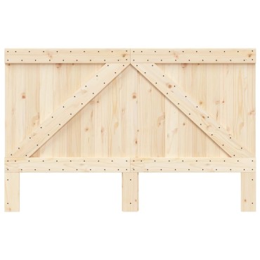 vidaXL Κεφαλάρι 160x104cm από Μασίφ Ξύλο Πεύκου 1 τεμ.