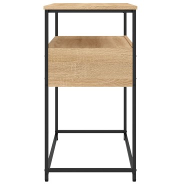 vidaXL Τραπέζι Κονσόλα Sonoma Δρυς 75x40x75cm Επεξεργασμένο Ξύλο 1 τεμ.