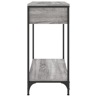 vidaXL Τραπέζι Κονσόλα Γκρι Sonoma 75x34,5x75cm Επεξεργασμένο Ξύλο 1 τεμ.