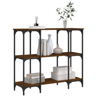vidaXL Τραπέζι Κονσόλα Καφέ Δρυς 102x35x90cm Επεξεργασμένο Ξύλο 1 τεμ.