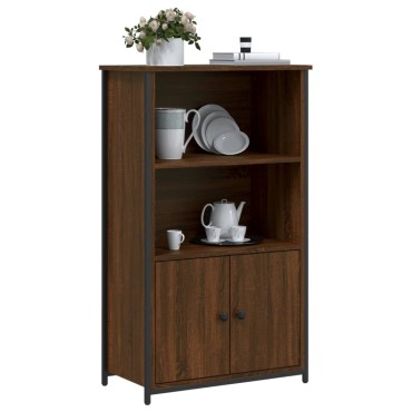 vidaXL Ντουλάπι Καφέ Δρυς 62x32x103,5cm από Επεξεργασμένο Ξύλο 1 τεμ.