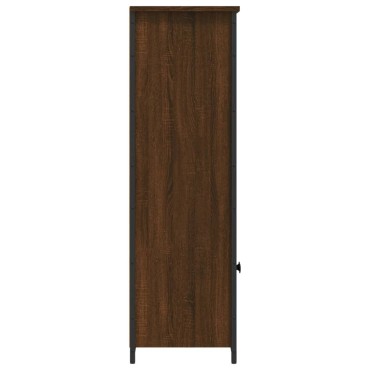 vidaXL Ντουλάπι Καφέ Δρυς 62x32x103,5cm από Επεξεργασμένο Ξύλο 1 τεμ.