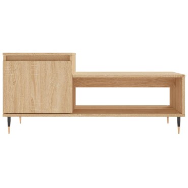 vidaXL Τραπεζάκι Σαλονιού Sonoma Δρυς 100x50x45cm Επεξεργασμένο Ξύλο 1 τεμ.
