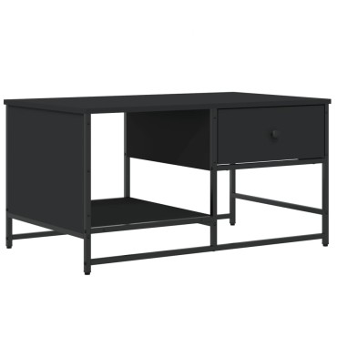 vidaXL Τραπεζάκι Σαλονιού Μαύρο 85,5x51x45cm από Επεξεργ. Ξύλο 1 τεμ.
