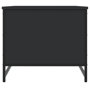 vidaXL Τραπεζάκι Σαλονιού Μαύρο 85,5x51x45cm από Επεξεργ. Ξύλο 1 τεμ.