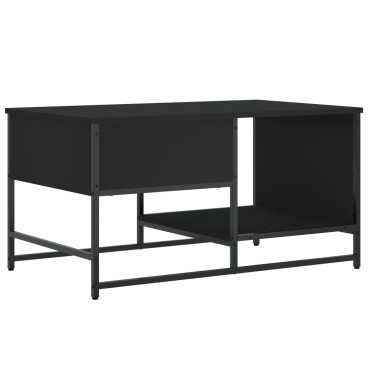 vidaXL Τραπεζάκι Σαλονιού Μαύρο 85,5x51x45cm από Επεξεργ. Ξύλο 1 τεμ.