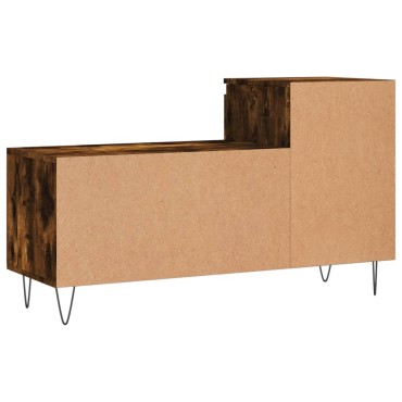vidaXL Παπουτσοθήκη Καπνιστή Δρυς 102x36x60cm από Επεξεργασμένο Ξύλο