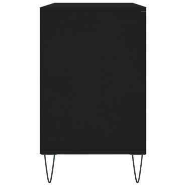 vidaXL Παπουτσοθήκη Μαύρο 102x36x60cm από Επεξεργασμένο Ξύλο