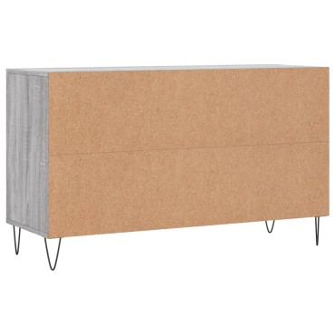vidaXL Παπουτσοθήκη Γκρι Sonoma 102x36x60cm από Επεξεργασμένο Ξύλο