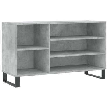 vidaXL Παπουτσοθήκη Γκρι Σκυροδέματος 102x36x60cm Επεξεργασμένο Ξύλο
