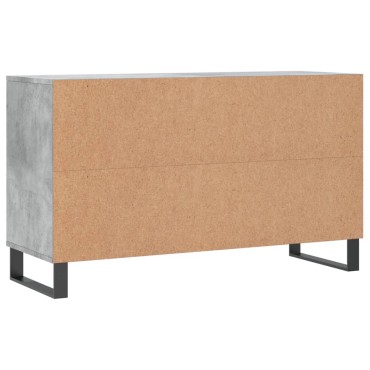 vidaXL Παπουτσοθήκη Γκρι Σκυροδέματος 102x36x60cm Επεξεργασμένο Ξύλο