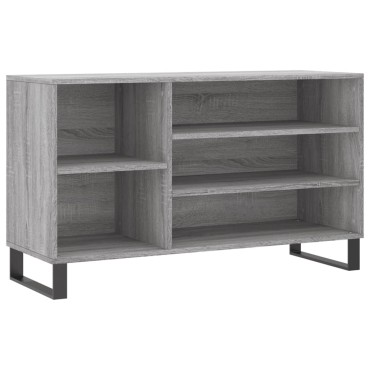 vidaXL Παπουτσοθήκη Γκρι Sonoma 102x36x60cm από Επεξεργασμένο Ξύλο