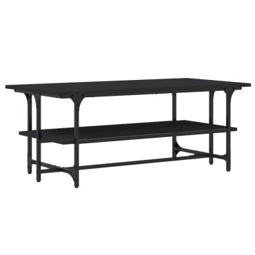 vidaXL Τραπεζάκι Σαλονιού Μαύρο 100x50x40cm Επεξεργασμένο Ξύλο 1 τεμ.